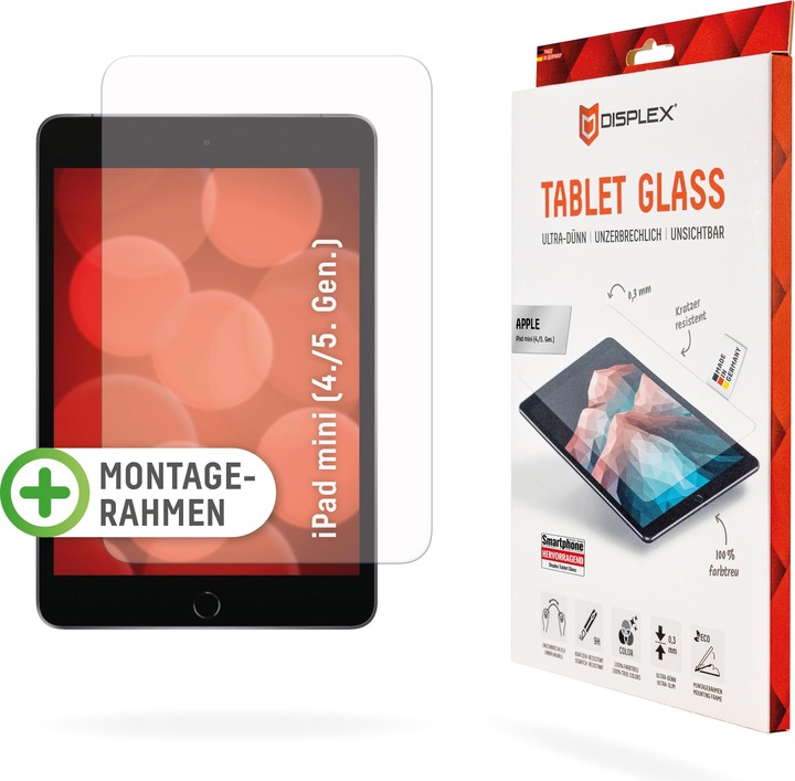 Productafbeelding Displex Tabletglas, tablet beschermglas (1 Stuk, iPad mini 2019 (5e Gen), iPad mini 2015 (4e generatie))