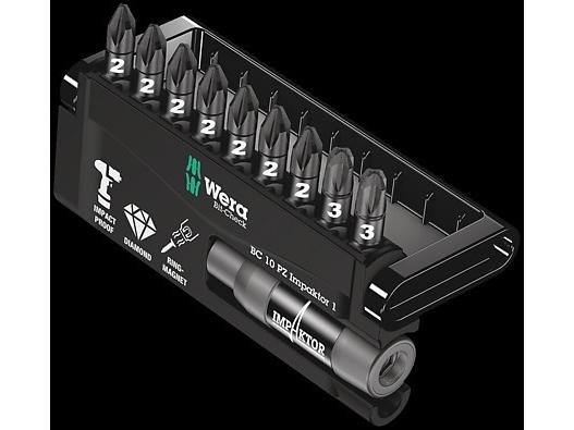 Produktbild Wera Bit-Check 10 PZ Impaktor 1 (Kreuz Pozidriv PZ)