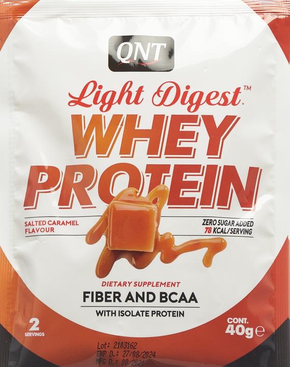 Produktbild QNT Light Digest Whey Protein (Salted Caramel, 1 Stk., 40 g)