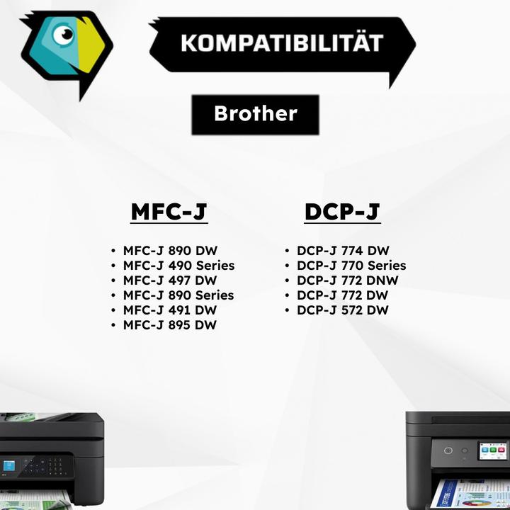 Image du produit Inkadoo Cartouches d'impression multipack compatibles avec Brother LC-3213 VAL contient 4 x cartouches (M, C, Y, CF)