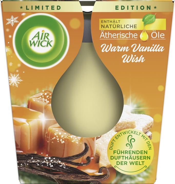 Air Wick Wohlfühl-Duftkerze Warm Vanilla Wish (105 g)