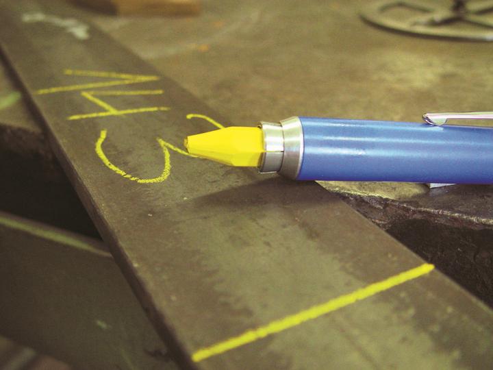 Produktbild Bleispitz Signierkreide gelb (12x)