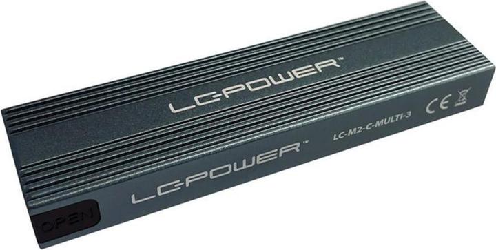 LC-Power M.2 LC-M2-C-MULTI-3 USB3.2 M.2-SSD-Gehäuse (NVMe & SATA)