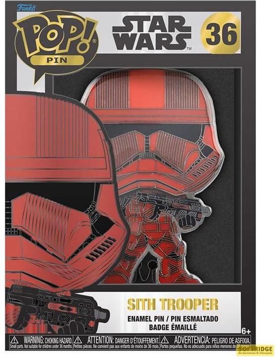 Actual product image Funko Star Wars POP! pin pin's émaillé Sith Trooper 10 cm