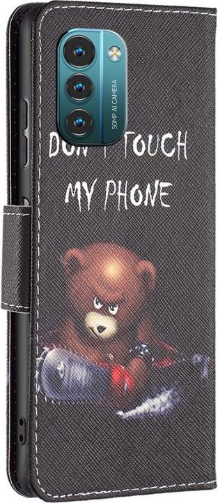 Actual product image Cover-Discount Nokia G11 / G21 - Leather Cover Don't Touch (Nokia G11, Nokia G21)