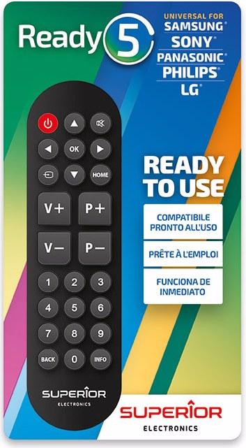 Actual product image Superior Electronics Superior Ready 5 (Universal remote control, Infrared)