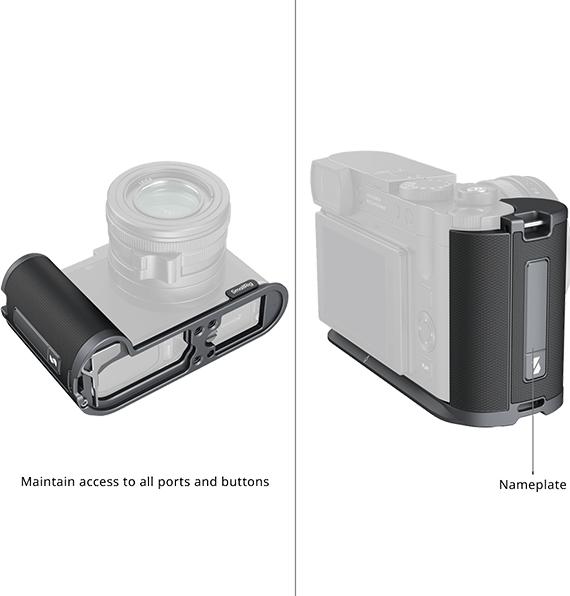Actual product image SmallRig L-Shape Mount Plate with Handle for Leica Q3 4568 (Cage, Grip)