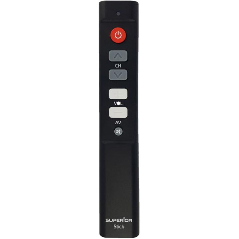 Superior Stick (Universal Fernbedienung, Infrarot), Fernbedienung, Schwarz