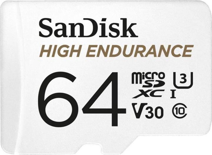 Immagine prodotto SanDisk High Endurance (64 GB, microSDXC, U3, UHS-I)