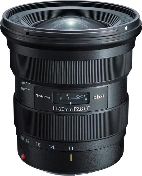 Tokina ATX-I 11-20mm f/2.8-f/22 CF, Nikon F (Nikon F, APS-C / DX)