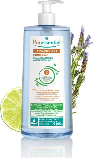 Immagine prodotto Puressentiel Gel reinigend antibakteriell mit 3 ätherischen Ölen (975 ml)