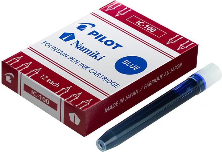 Actual product image Pilot Namiki ink cartridges (Blue, 12 pcs.)