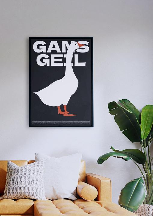 Image du produit Plakativ Gans Geil Poster A2 (59,4 x 42 cm)