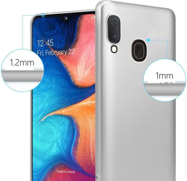 Actual product image Cadorabo Bumper TPU Matt Metallic (Samsung Galaxy A20e, Samsung Galaxy A10e)
