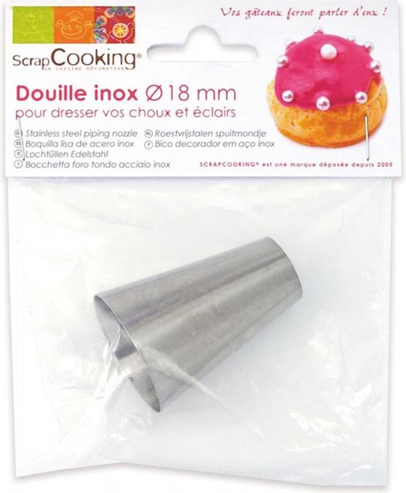 Produktbild ScrapCooking Edelstahlspritzaufsatz (Spritztüllen)