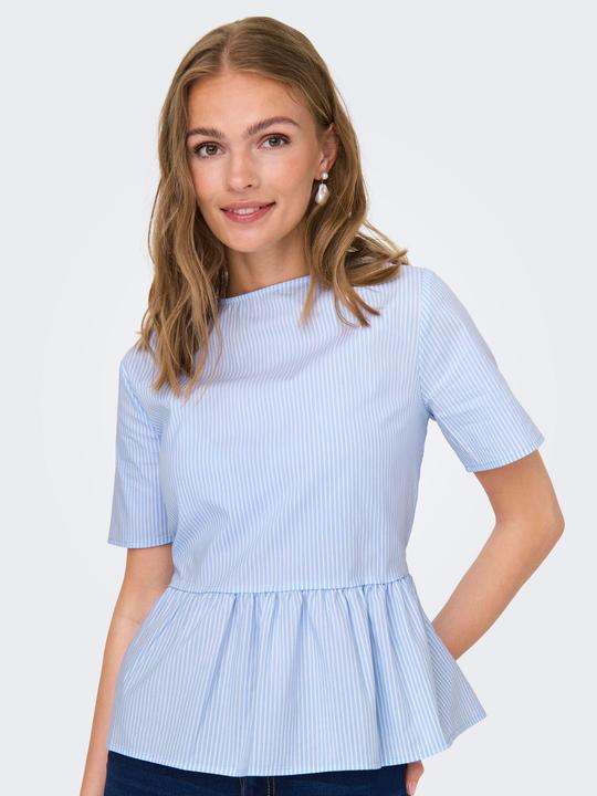Immagine prodotto JdY Locker geschnitten Hemdkragen Voluminöser Armschnitt Top Top mit Schösschen (M)