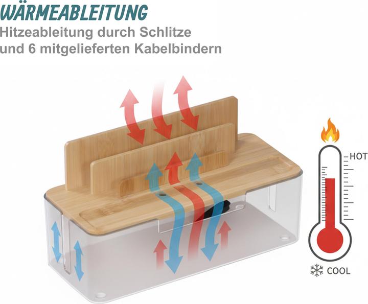 Actual product image Relaxdays cord box