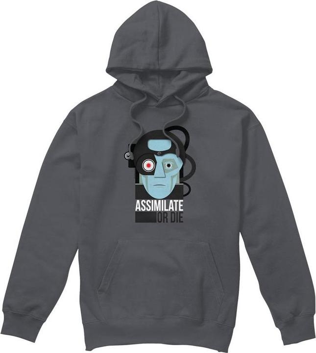 Produktbild Assimilate or Die Kapuzenpullover (S)