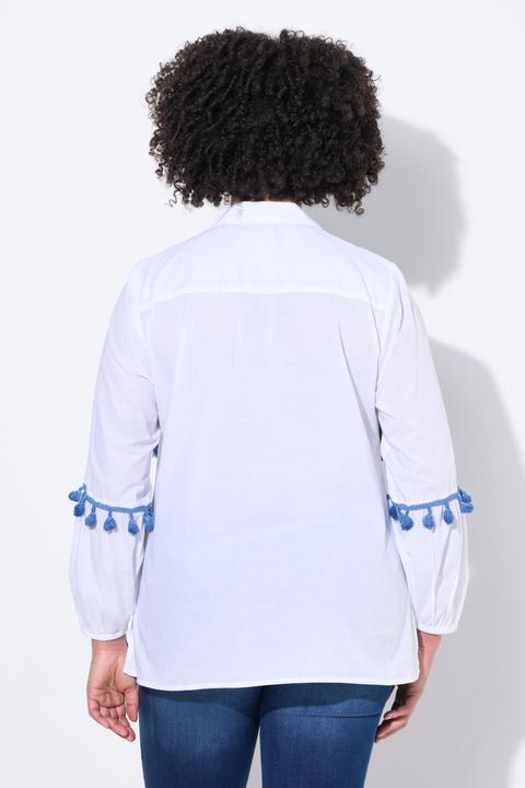 Immagine prodotto Angel of Style Camicia dal taglio svasato con rifiniture e frange (60)