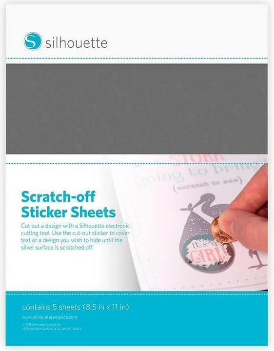 Silhouette Aufkratz Papiersticker