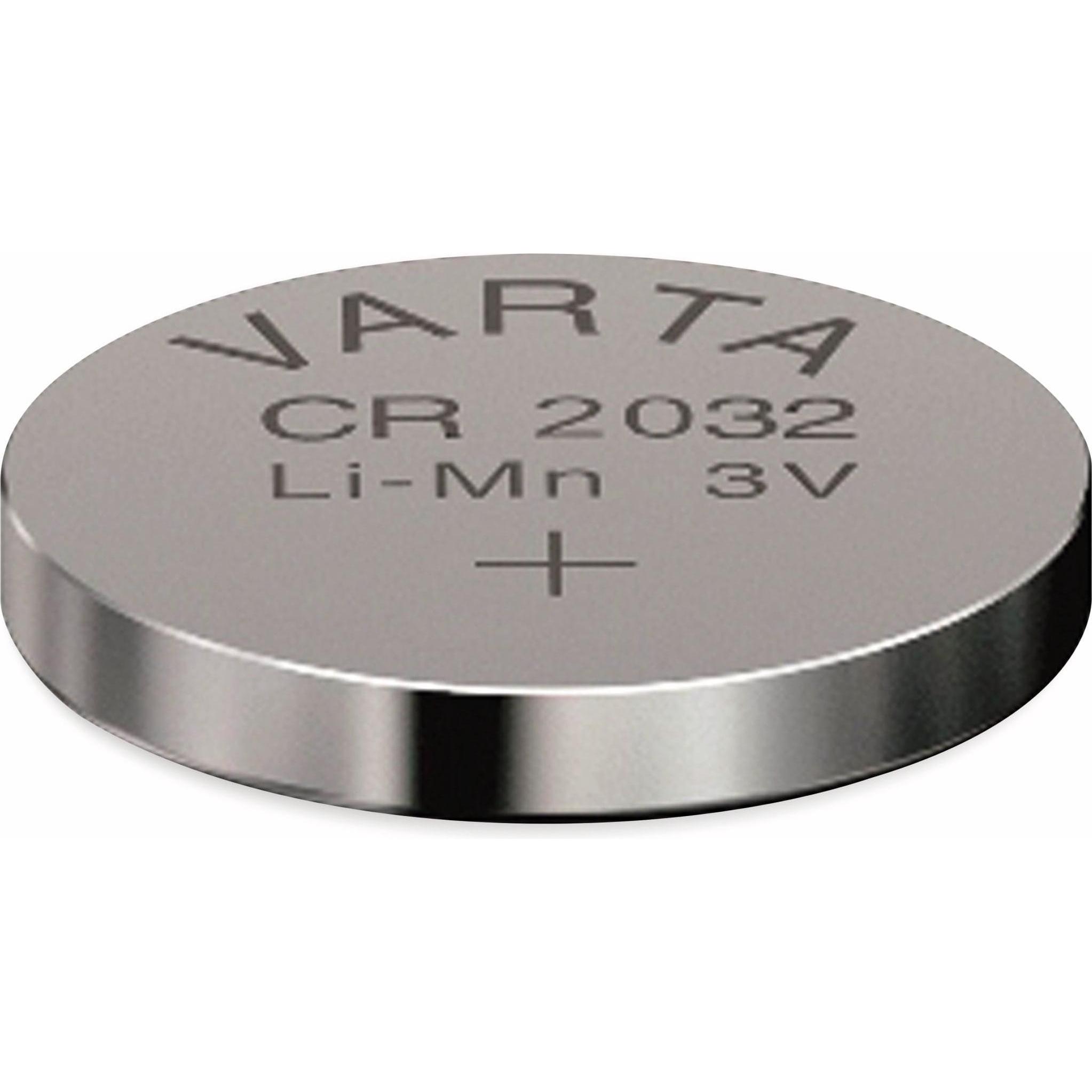 Thumbnail - Varta Lithium Knopfzelle CR2032, 20 Stück, 3 V, 230 mAh (20 Stk., CR2032, 230 mAh), Batterien + Akkus