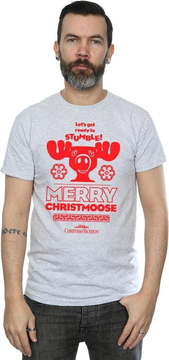 Image du produit National Lampoon´s Vacation National Lampoon's Christmas Vacation - T-shirt MERRY CHRISTMOOSE - Homme (S)
