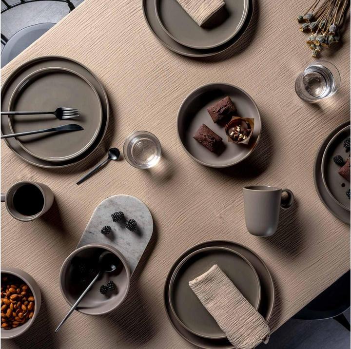 Image du produit Leonardo Assiette plate Roma 6 pièces,Taupe (6 x, 27 cm)