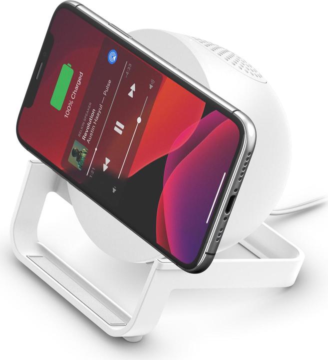 Produktbild Belkin BoostCharge 3-in-1 Wireless Charger + Ständer + Lautsprecher (10 W)