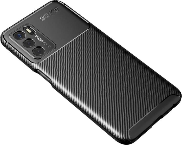 Produktbild Screenguard Oppo A16 Hülle Carbon Design TPU Case (Oppo A16)