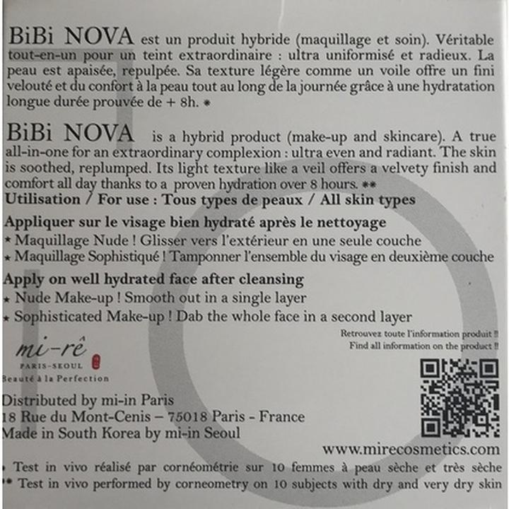 Nährwerte und Zutaten Mi-Rê Cosmetics Bibi Nova Kompakt Puder Spf50 04 Terre Du Sud 20g (Terre Du Sud)