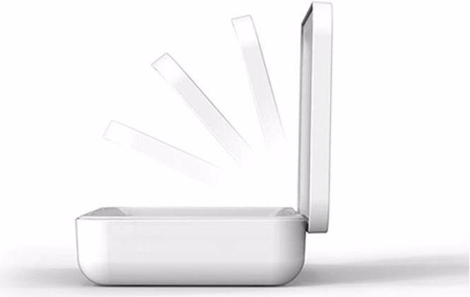 Actual product image Samsung ITFIT UV disinfection box with inductive charging function