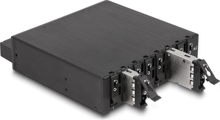 Produktbild Delock 5.25? Wechselrahmen für 8 x M.2 NVMe SSD mit Slim SAS