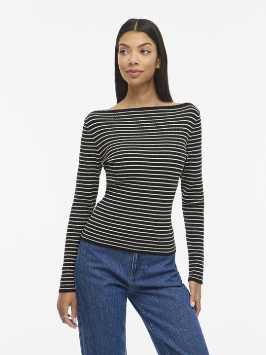 Immagine prodotto Vila VISHILA U-Boot-Ausschnitt Oberteil mit langen Ärmeln (S)