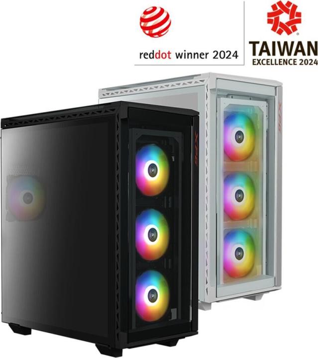 Actual product image XPG Go Battlecruiser II Midi Tower white retail (ATX, Mini-ITX, mATX)