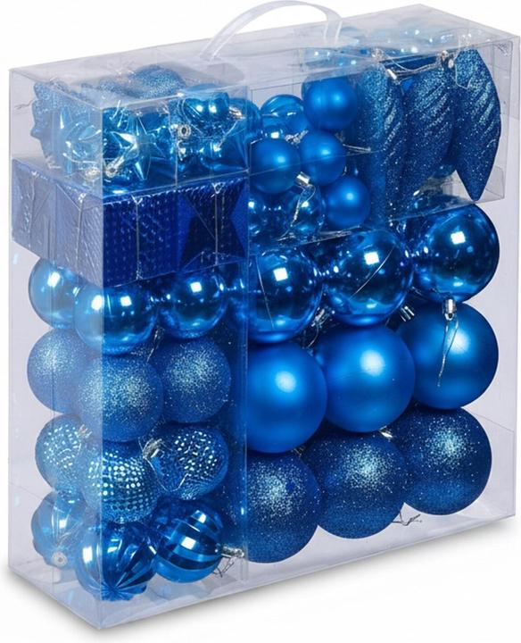 Actual product image Relaxdays Christmas baubles set (110x)