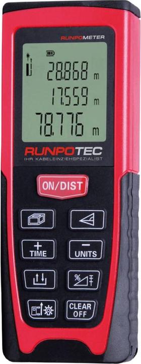 Runpotec RUNPO 10108 RM 80 Laser Distance Meter Laser extra puissant (80 m)