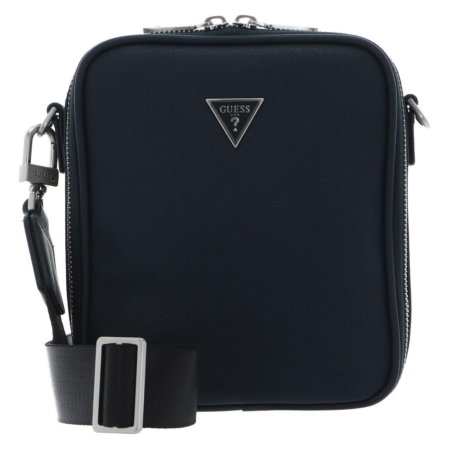 Guess, Herren, Handtasche, Certosa Smart Top Zip Crossbody Flat, Grün