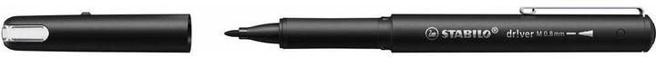 Actual product image STABILO Felt-tip pen Driver medium 0.8 mm, black, 5 pieces (Black, 5x)