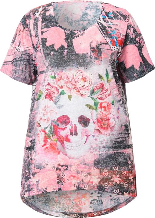 Immagine prodotto Angel of Style T-Shirt, A-Linie, Totenkopf/Rosen (46)