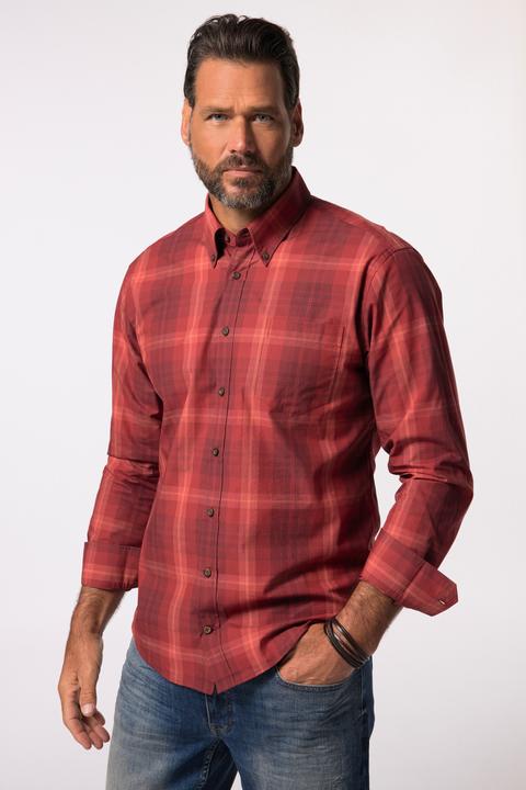Produktbild JP1880 JP 1880 Karohemd, Langarm, Buttondown-Kragen, Modern Fit (6XL)