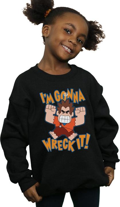Produktbild Disney Wreck It Ralph I'm Gonna Wreck It Sweatshirt Mädchen (140, 146)