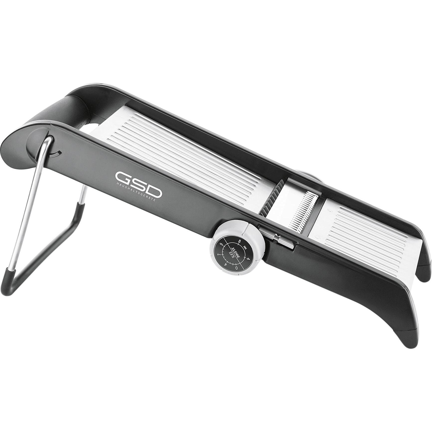 GSD Profi Mandoline, Küchenreibe, Schwarz