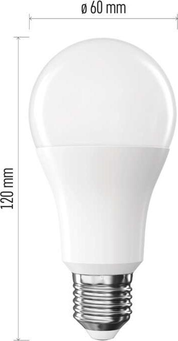 Image du produit Emos Lampe LED Classic A60 / E27 / 13 W (100 W) / 1521 lm / Blanc chaud (E27, 13 W, 1521 lm, 1 x, E)