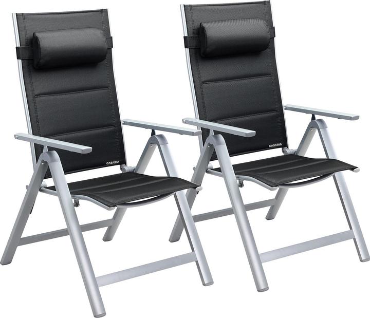 Immagine prodotto Casaria Set 2pz Sedie da Giardino Pieghevoli