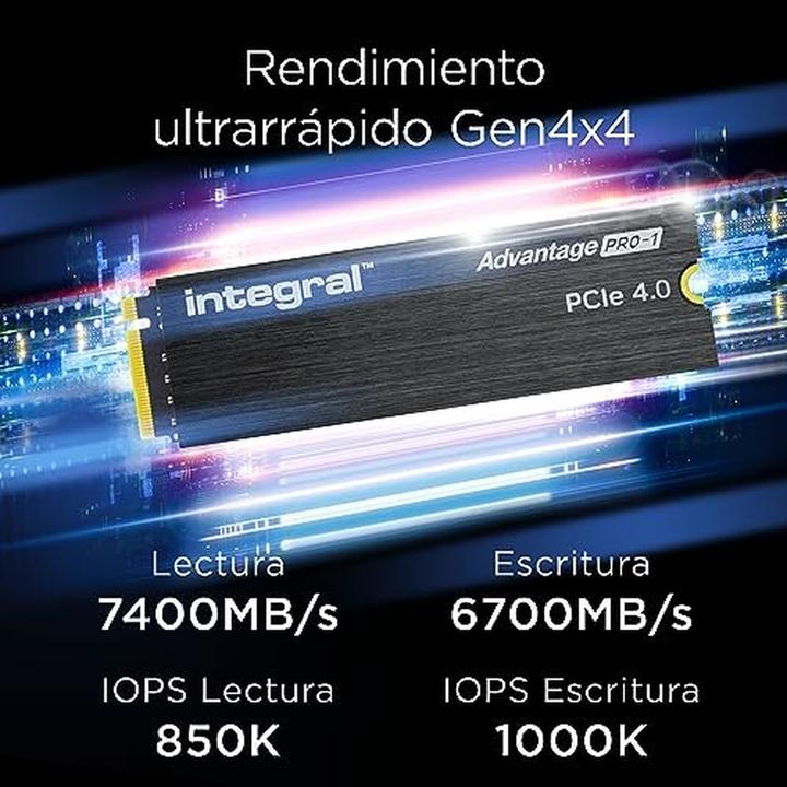 Actual product image 2TB - SSD M.2 2280 NVME 1.4EPCIE GEN4 (2000 GB, M.2 2280)
