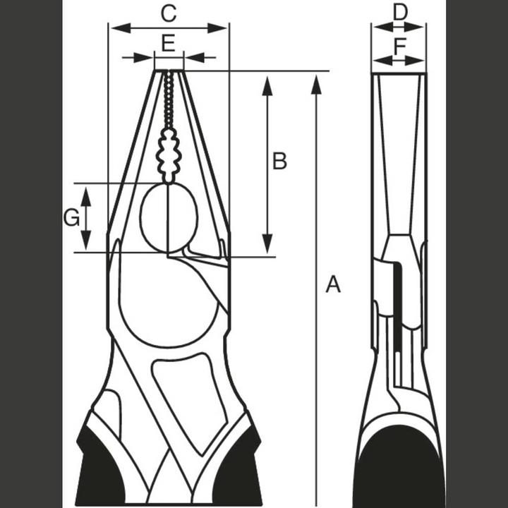 Produktbild Bahco Kombizange isoliert 180mm (180 mm)