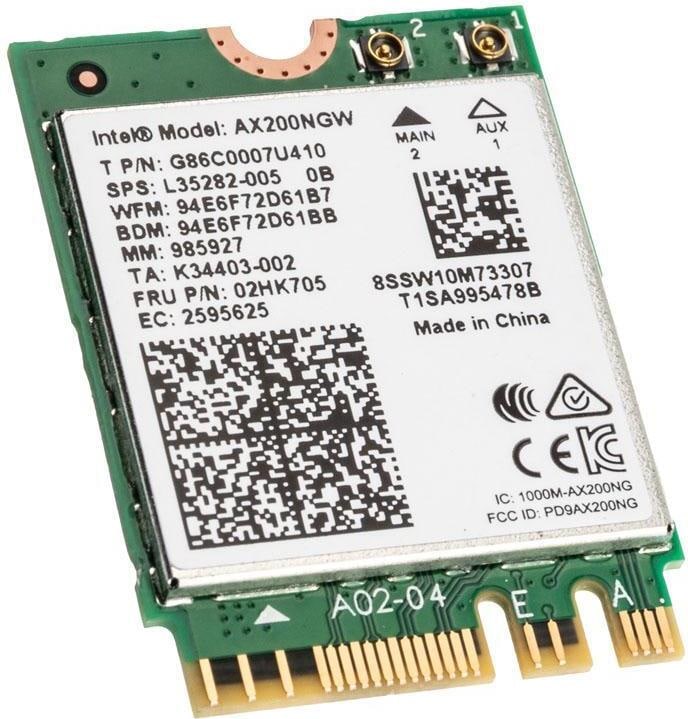Produktbild Intel Wi-Fi 6 AX200 non vPro (M.2 A Key, M.2 E Key)