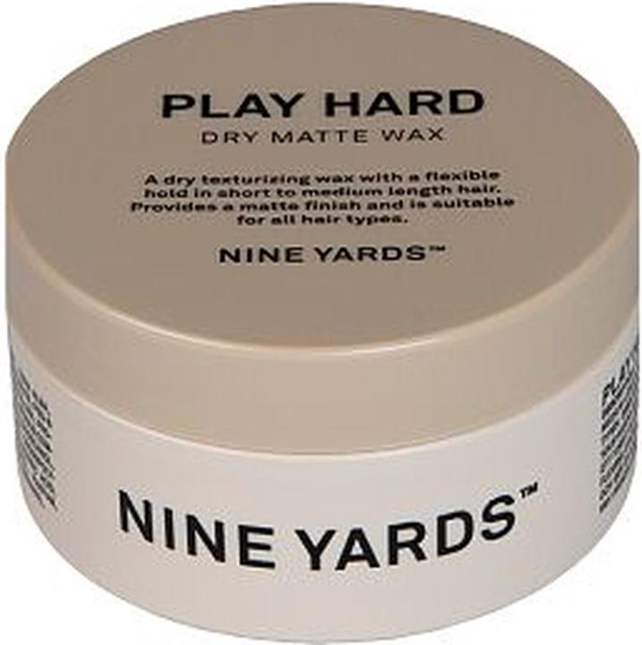Produktbild Nine Yards Play Hard Dry Matte Paste Dry Matte Hair Wax 100Ml (Haarwachs, 100 ml)