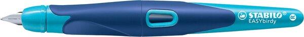 Produktbild STABILO EASYbirdy ergonomischer Schulfüller für Rechtshänder Anfänger-Feder (Azur, Blau, Mitternachtsblau, 1 x)