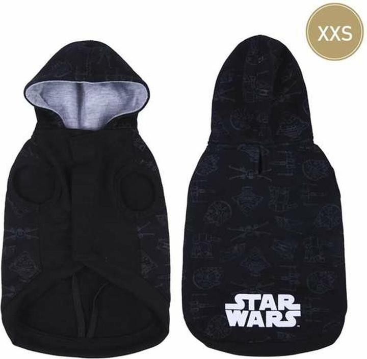 Star Wars Hundepulli XXS Schwarz (XXS, Hundepullover)
